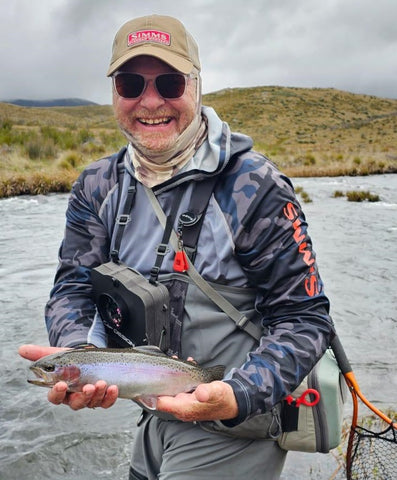The rivers are still holding good numbers of rainbows - Tony