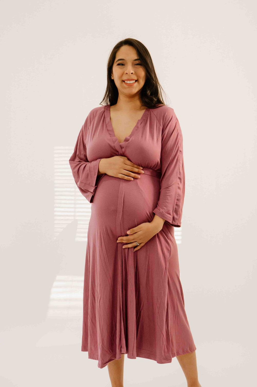 Maternity Labor Delivery Nursing Birthing Hospital Gown & Matching  Maternity Delivery Robe Set / Baby Be Mine / Amelia -  Canada
