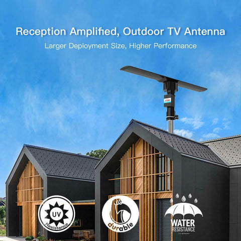 Long Range 990 Mile Powerful Amplified Digital Omnidirectional HDTV Antenna