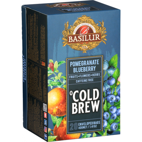 Herbata mrożona Basilur Cold Brew Pomegranate Blueberry