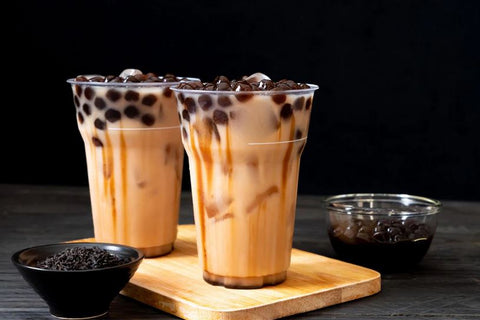 Taiwanese Bubble Tea with tapioca balls