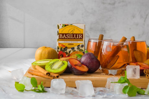 Basilur Indian Summer tea with orange and apple