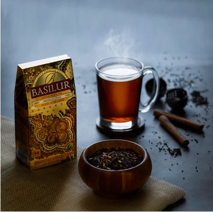 Herbata Basilur Masala Chai w ozdobnym stożku