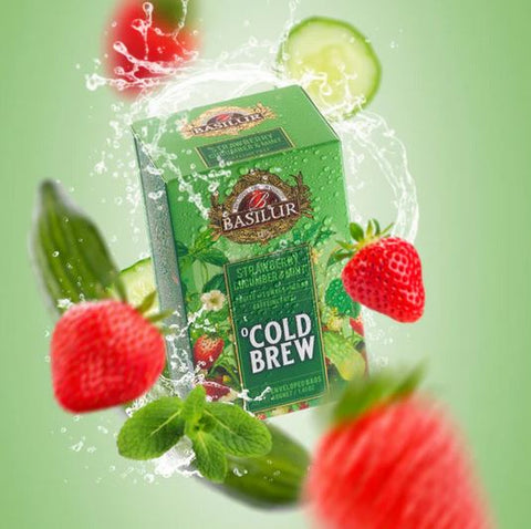 Herbata Cold Brew Strawberry Cucumber & Mint
