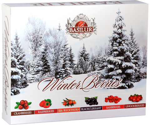 Zestaw 6 herbat Winter Berries Assorted w prezentowym ekspozytorze