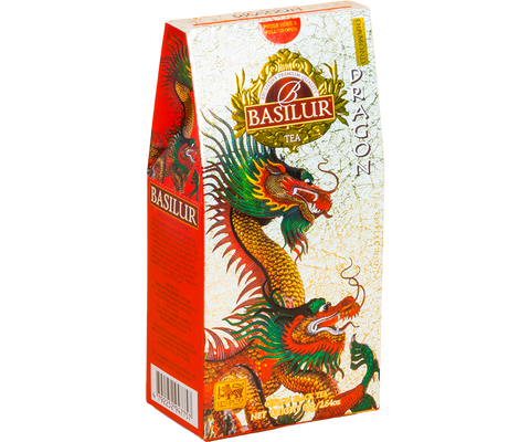 Basilur Dragon Diamond black tea with cinnamon and orange aroma.