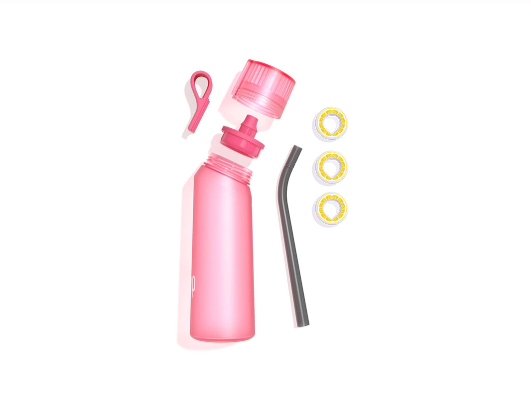 Classic Bottle, Hot Pink, 650 ml + 3 Pods - Wishupon