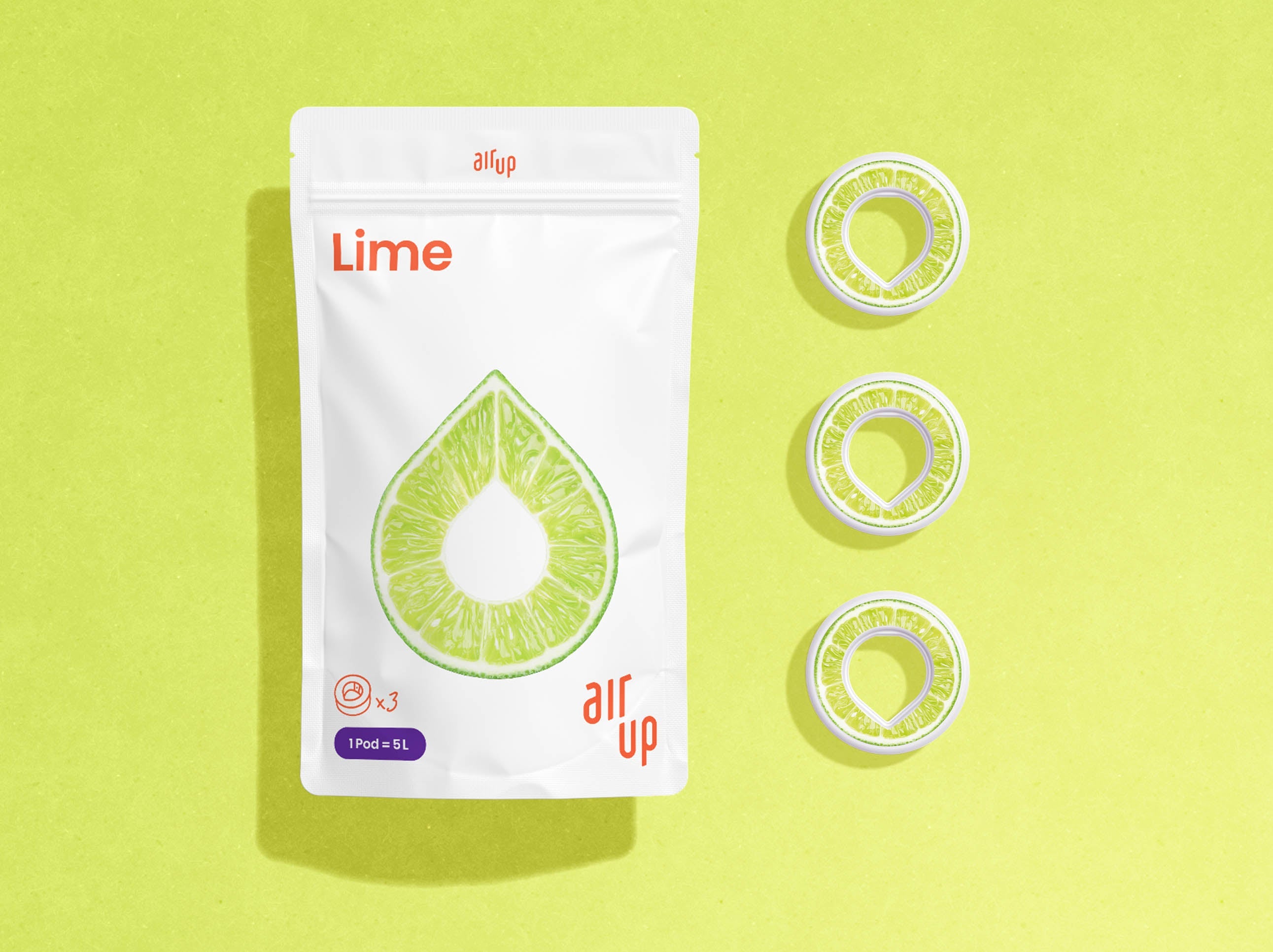 air up®  Lime Pods (3-pack) - Limelight