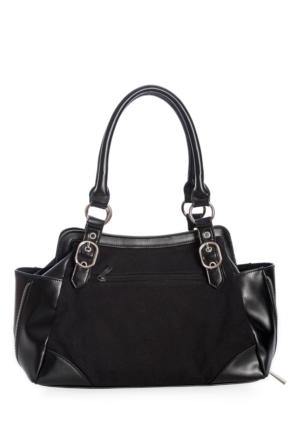 Black Bondage Style Obscura Handbag by Banned Alternative – Banned ...