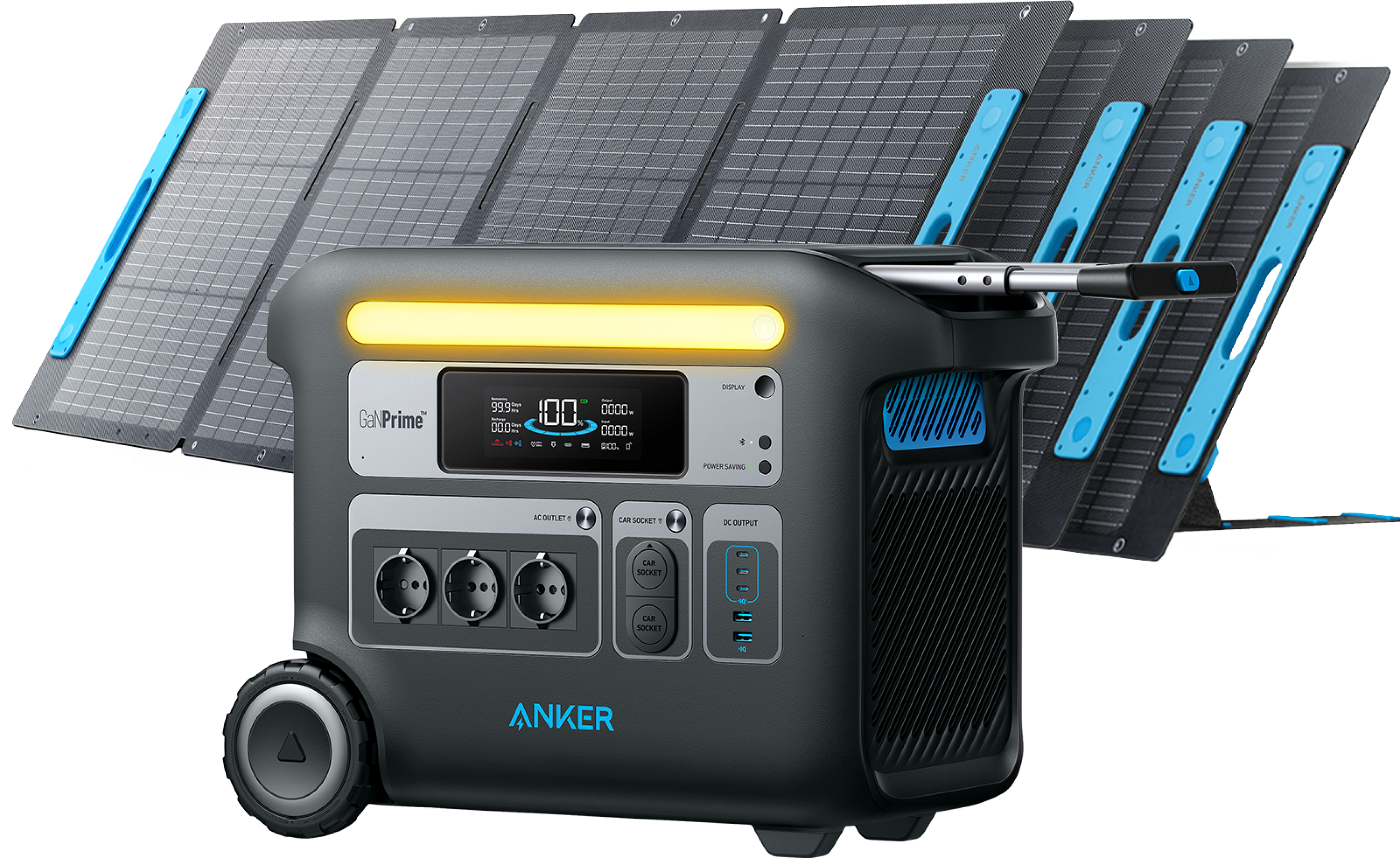 Anker SOLIX <b>F2000</b> Solar Generator + 4x 200W Solar Panel