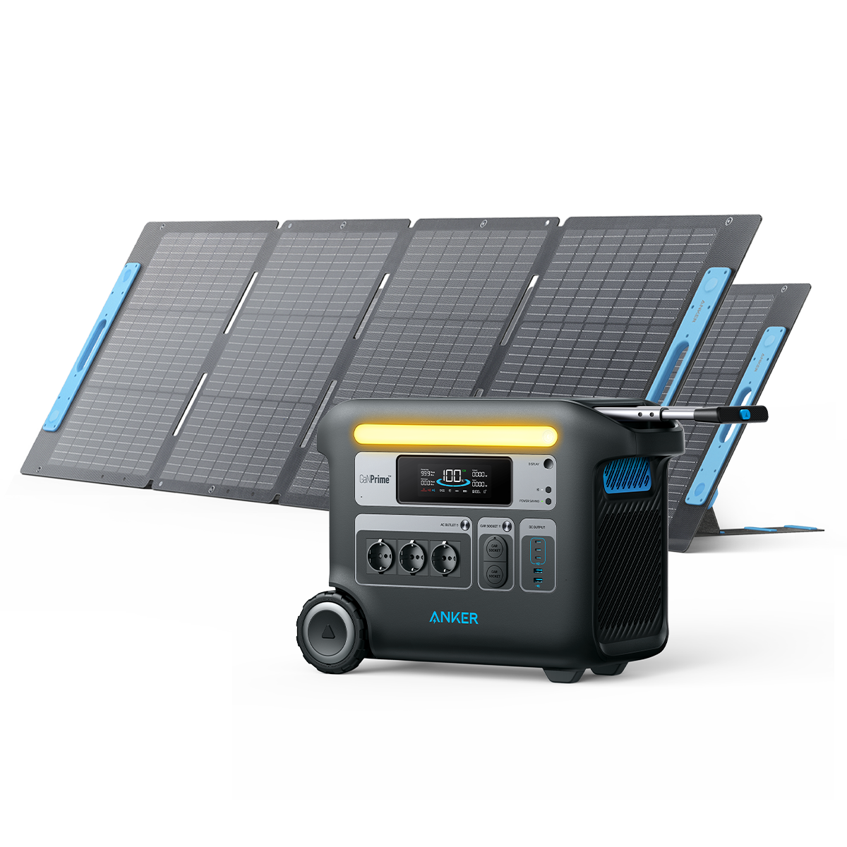 Anker SOLIX <b>F2000</b> Solar Generator + 2x 200W Solar Panel