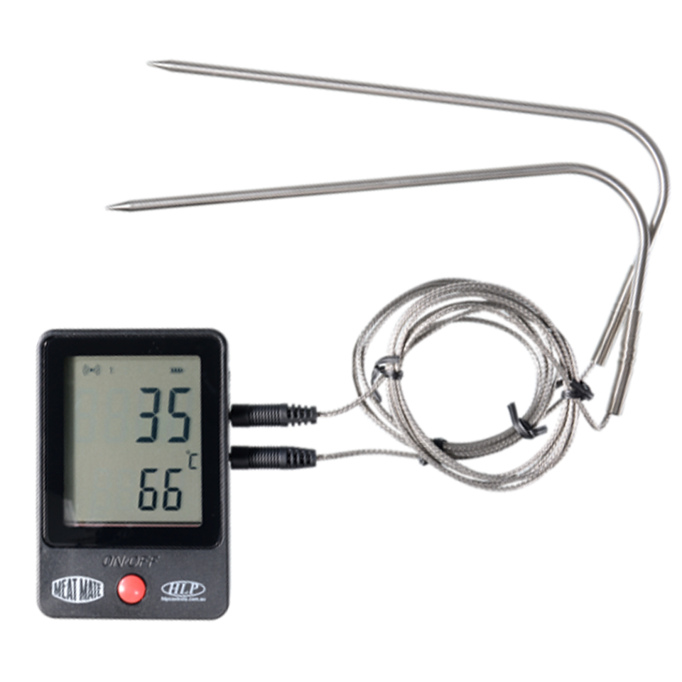 Meat Mate - Dual Probe BBQ/ Oven Thermometer w/ Bluetooth