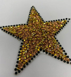 NOLITOY Hot Glue Bottom Cloth Sticker Iron on Rhinestones for Clothing Hair  Barrettes Pin Rhinestone Iron on Patch DIY Apparel Patch Costumes Brooch