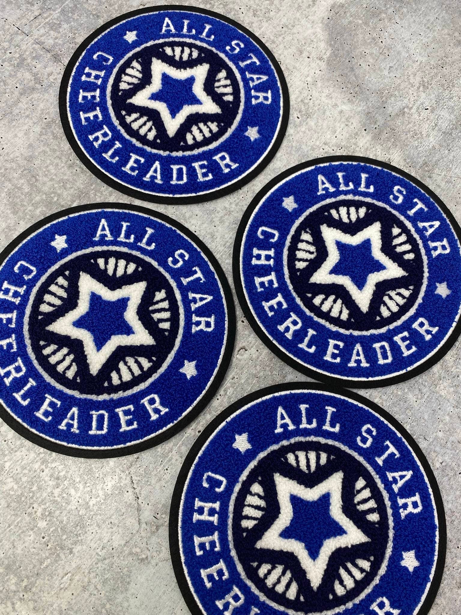 Embroidered All-Star Cheerleader Blue/White, Cheerleading Patch, Iro –  PatchPartyClub