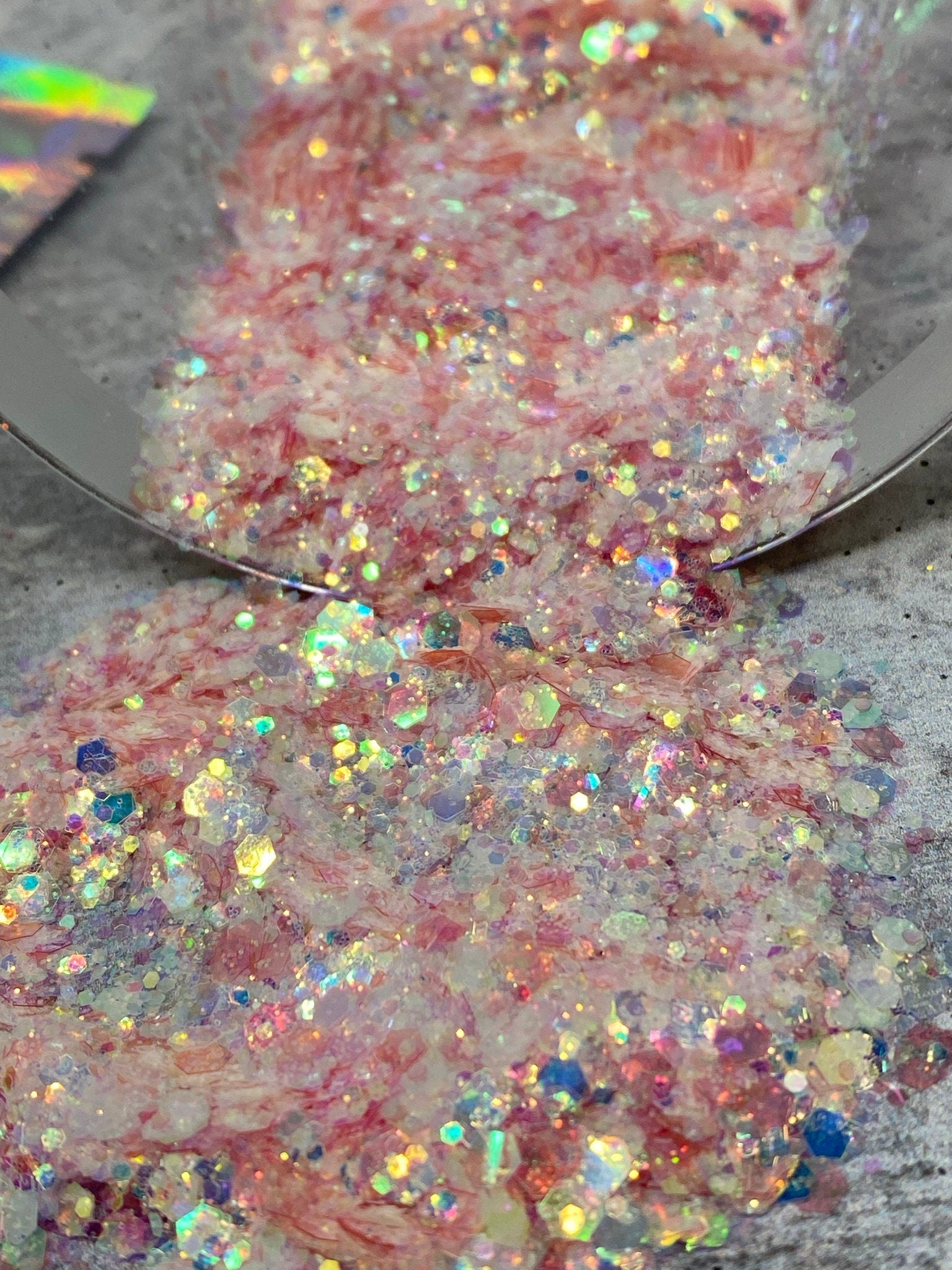 Vibrant,Rose Petal Sand Chunky Holographic Glitter, Glitter for Craf –  PatchPartyClub