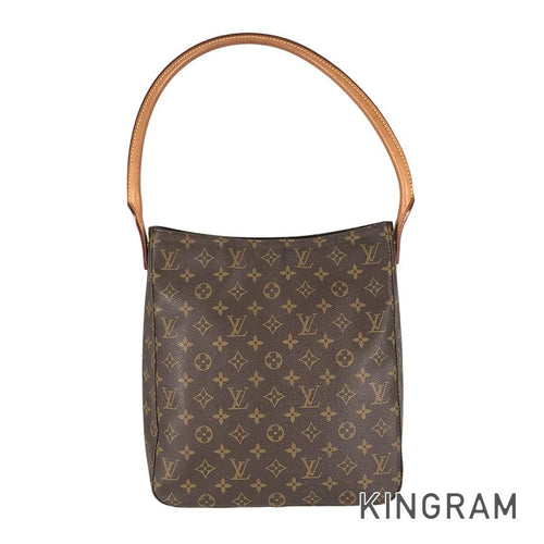 Louis Vuitton Monogram Palermo GM Handbag Shoulder Bag M40146 Brown PVC  Leather Ladies LOUIS VUITTON