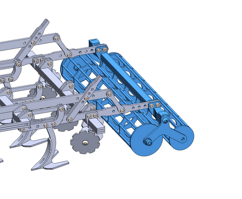 Twin cage roller