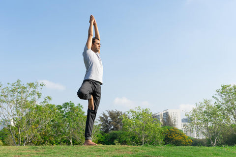 pohon yoga melatih keseimbangan
