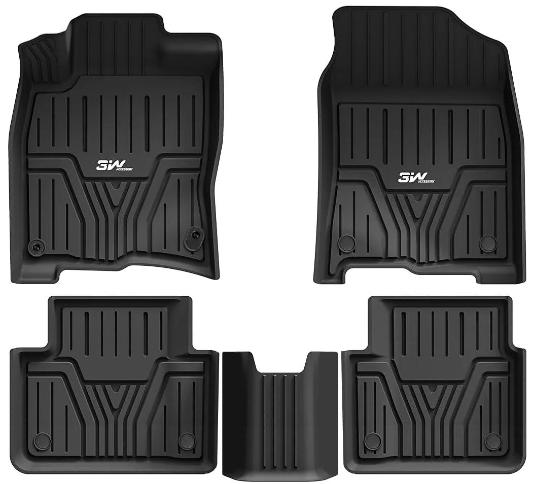 3W Honda Civic 2016-2021 Coupe/Sedan/Type R Custom Floor Mats Thorex™ All-Weather Protection