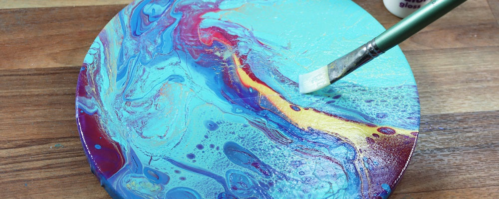 How to Paint Landscapes Onto Your Acrylic Pours