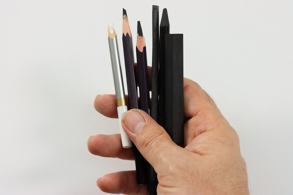 How to Use Charcoal & Graphite Sticks