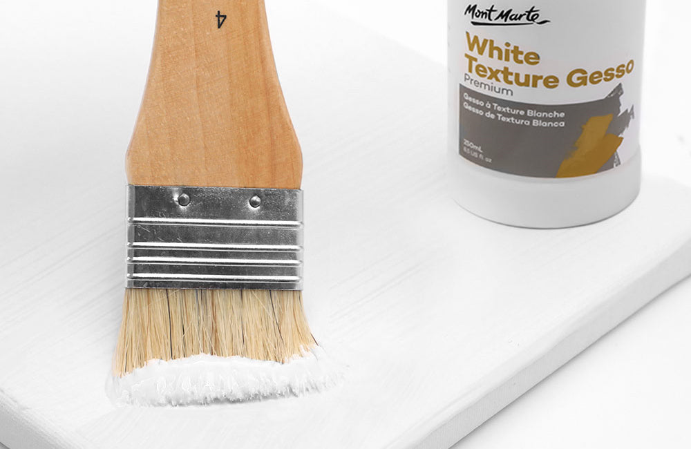 Black Gesso Acrylic Medium - 500 ml Professional Grade Surface Prep Paint  Applies Smoothly on Various Surfaces - Liquid Primer for Canvas, Paper,  Cardboard, Wood and Other Arts and Crafts Projects 