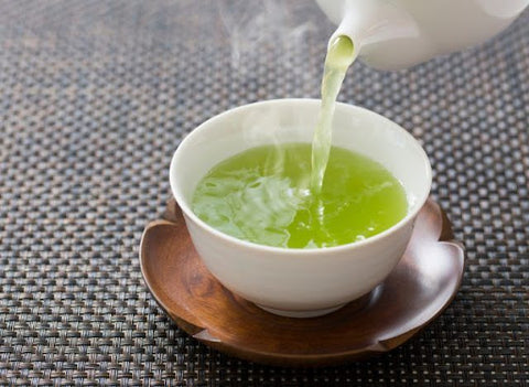 Green Tea On One's Skin