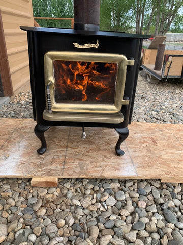 Brass Flame Stove