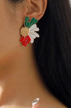 Retro Alloy Floral Pattern Earrings Nav Image 8