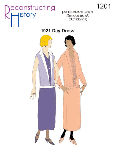 RH1203 — 1920s Day Dress sewing pattern – Reconstructing History
