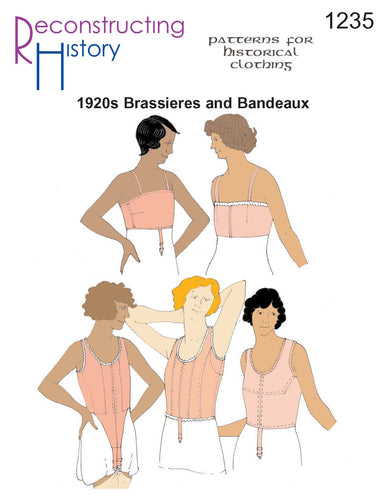 RH1370 — 1930s Kestos-style Flapper Brassiere sewing pattern –  Reconstructing History