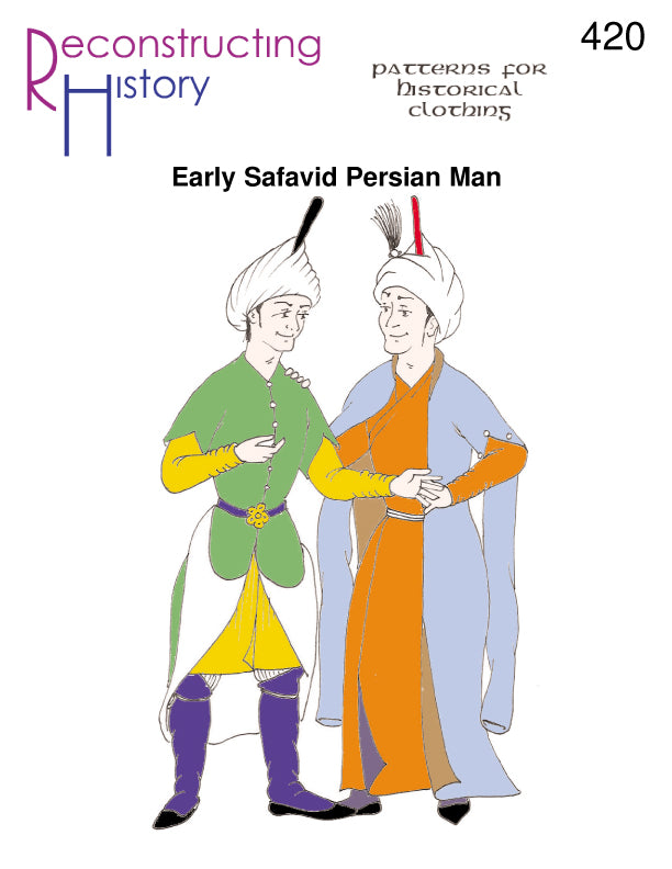 RH420 — Safavid Persian Man's Outfit sewing pattern – Reconstructing History