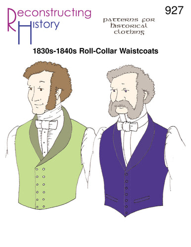 RH1008 — Ladies' Victorian or Edwardian Vest or Waistcoat sewing pattern –  Reconstructing History