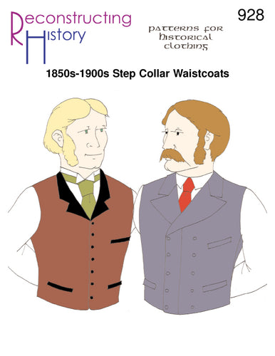 RH919 — 1830s-1900 Trousers sewing pattern – Reconstructing History