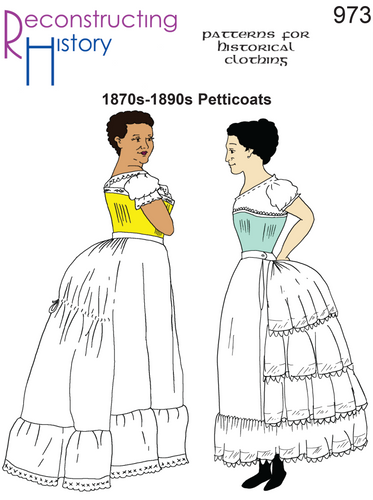 RH974 — Ladies' 1860s-1890s Bust Gore Corset sewing pattern –  Reconstructing History