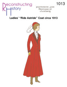 Ride Astride Coat pattern | 1910s Riding Coat | Titanic Coat