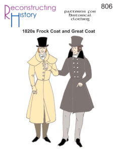 1820s Frock Coat | Regency Top-coat | 1820s Top-coat