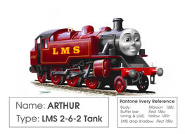VV Thomas And Friends Arthur Metal Engine LMS Vehicle -  Portugal