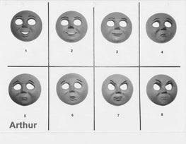 8 of Arthur's Face Masks