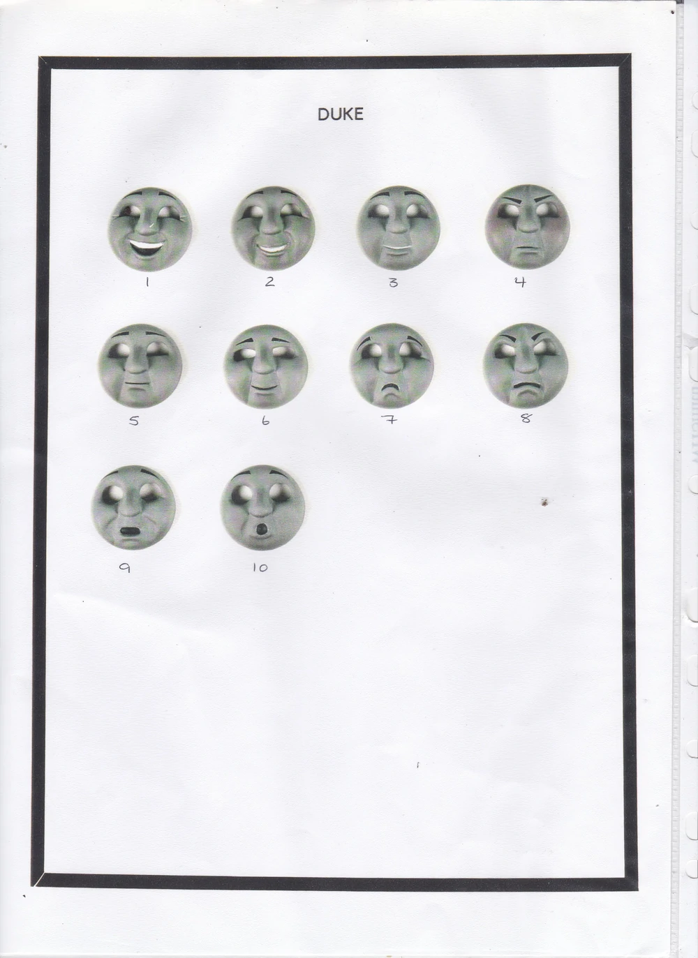 10 of Duke's Face Masks