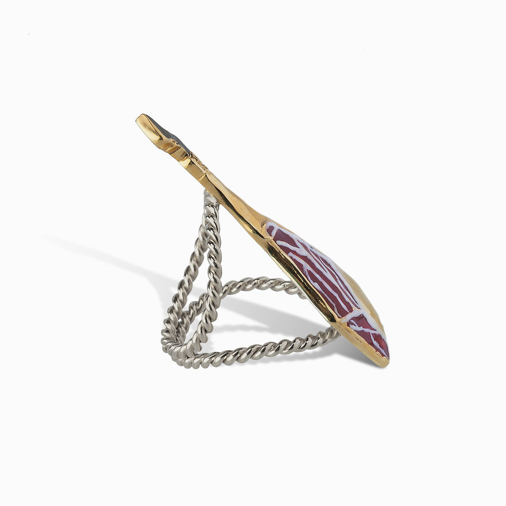 Silver Scarf Ring– Dora Nola
