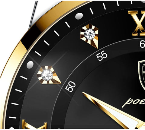 Relógio Quality Luxo de Aço Inoxidável à Prova de água Original Pulso masculino lançamento frete gratis loja deepbel