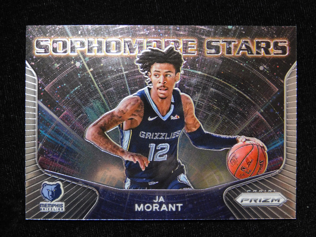 2020-21 Panini NBA Prizm Ja Morant SILVER Sophomore Stars No. 10 Grizz