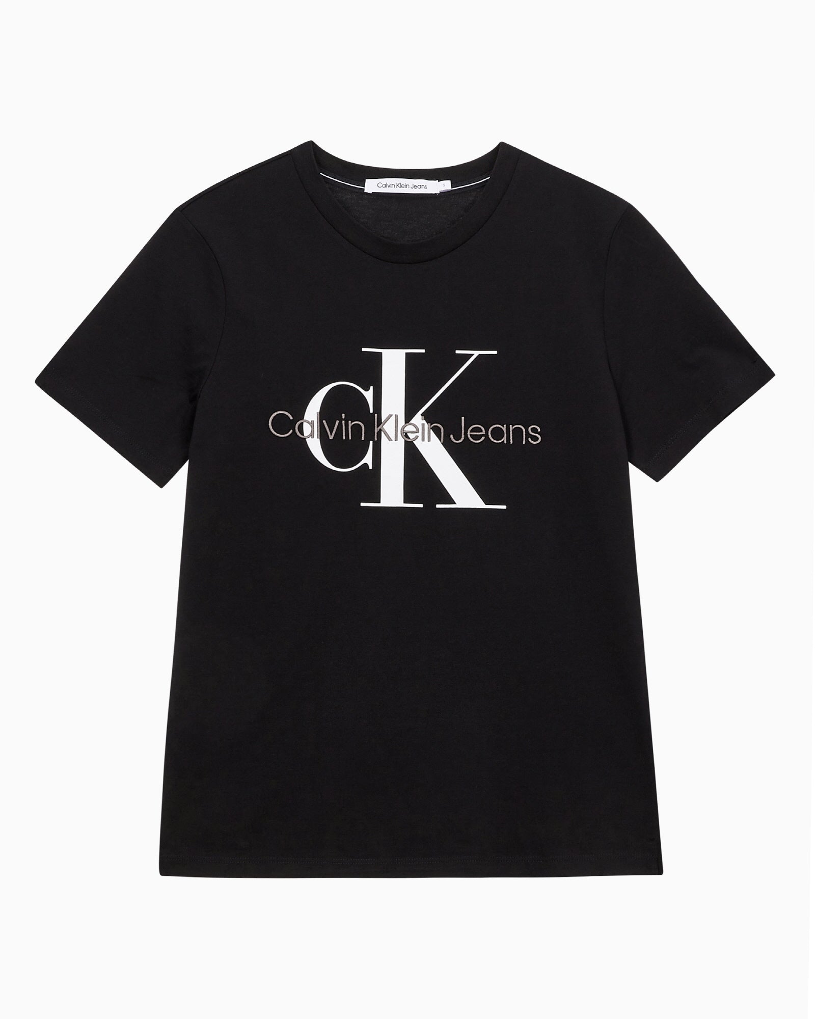 CALVIN KLEIN] [カズハ着用]モノグラムロゴ女性半袖Tシャツ - コクモト