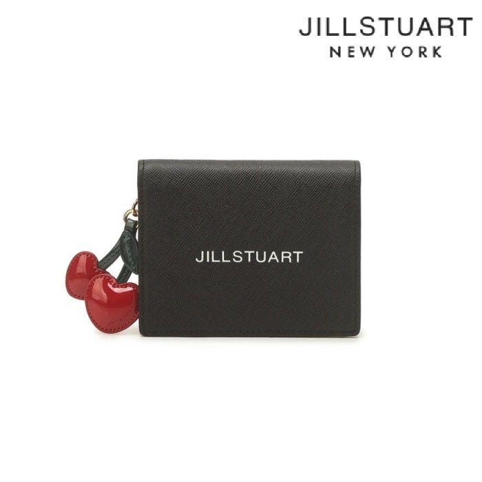 JILLSTUART] [24SS][ZIPSTORY] Logo point cowhide bifold wallet