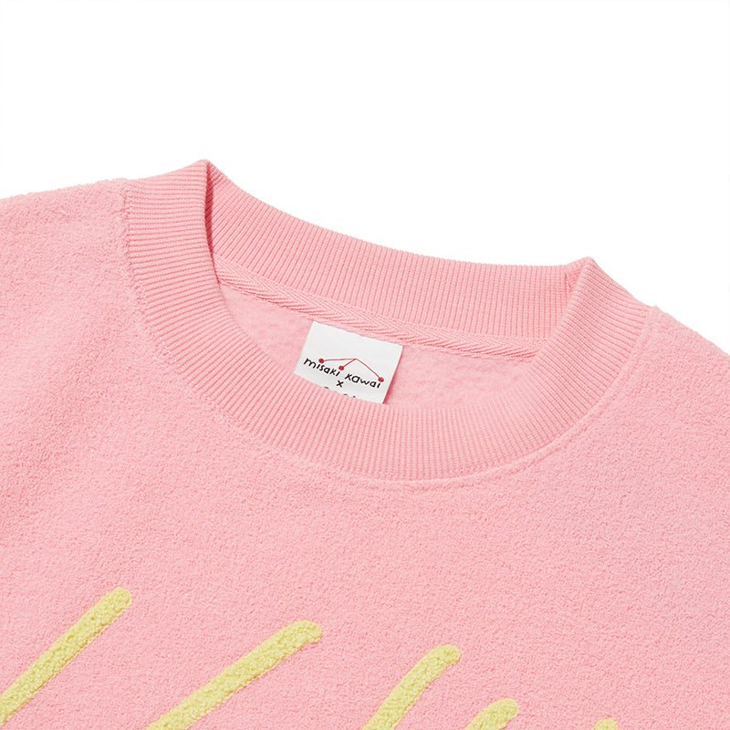 KIRSH] BIG CHERRY SWEATSHIRT KS [PINK] - コクモト KOCUMOTO