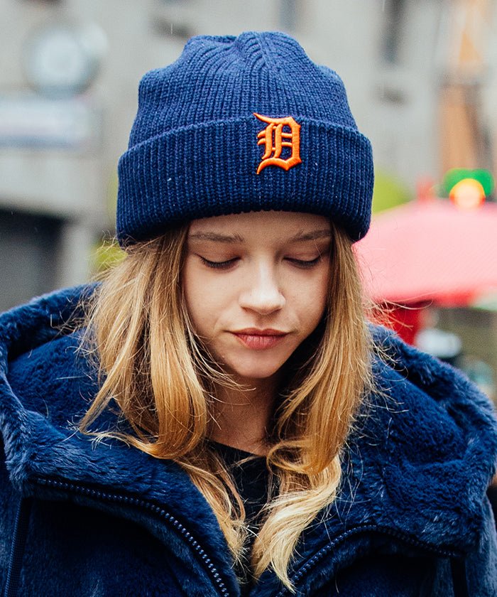 MLB] New Jelly Beanie _ LA (Navy) ビーニー 男女共用 カップル