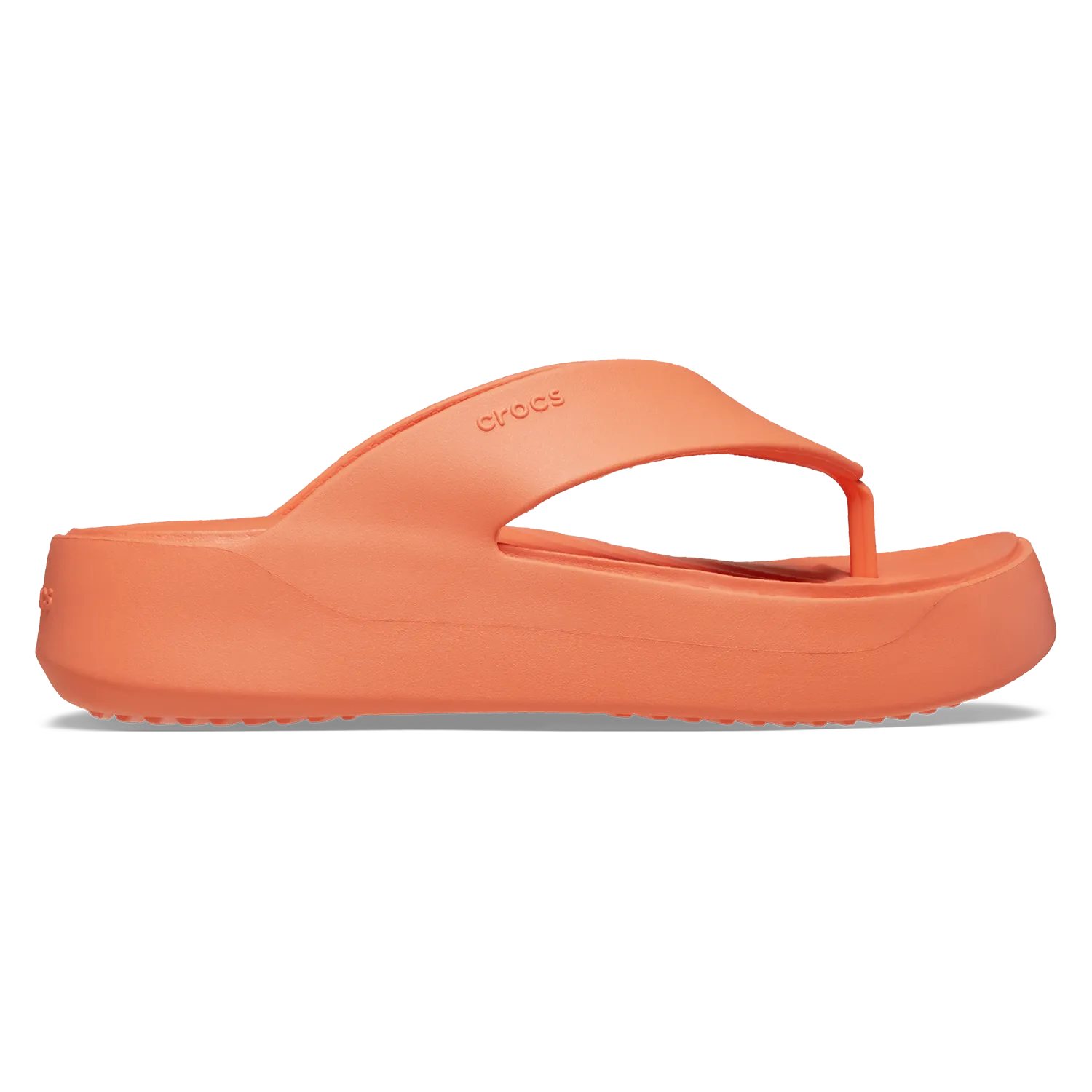 Crocs Gataway Platform Flip 209410-84F, Vrouwen, Oranje, Slippers, maat: 36/37