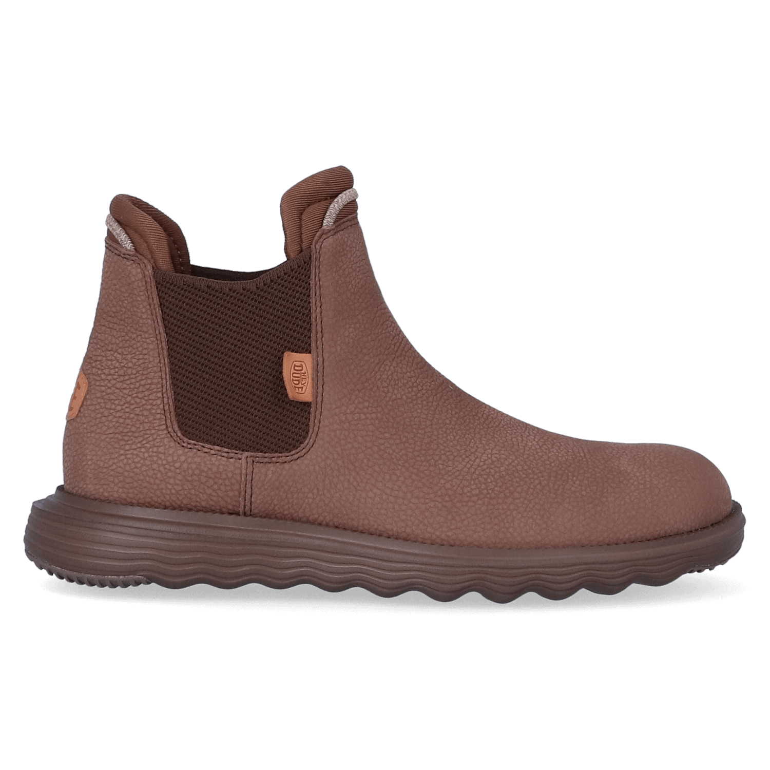 HEYDUDE Branson Craft Leather Heren Boots Brown