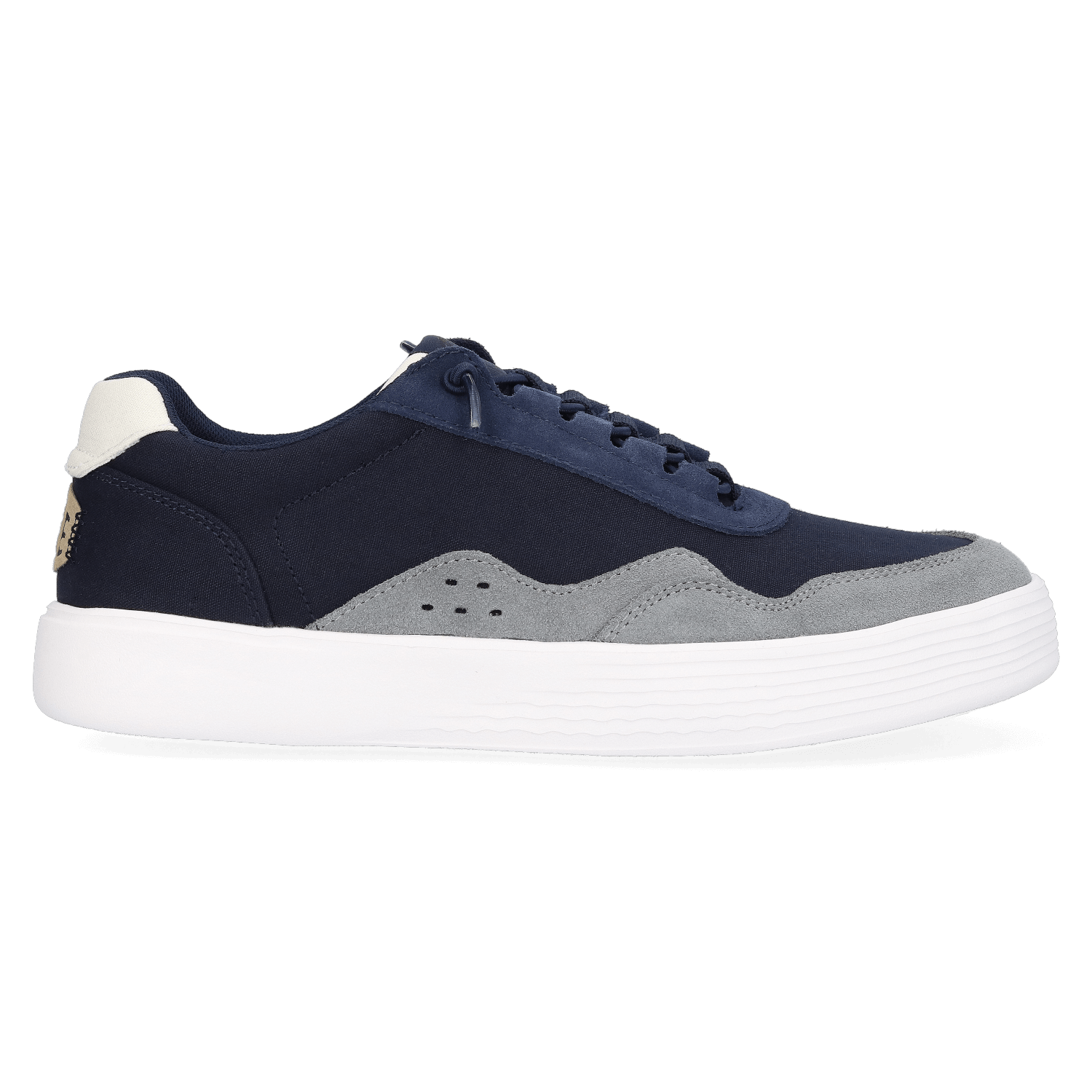 HEYDUDE Hudson Canvas Heren Sneakers Navy/Grey